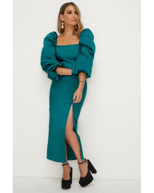 Oasis rachel outlet pleat dress