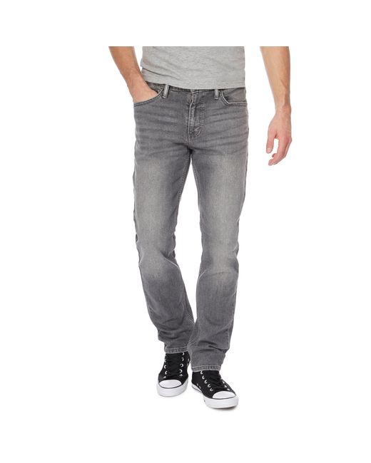 Levi's Gray Grey Mid Wash '511�' Slim Jeans for men