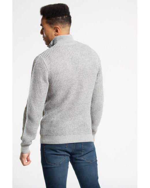 Replay waffle clearance knit jumper