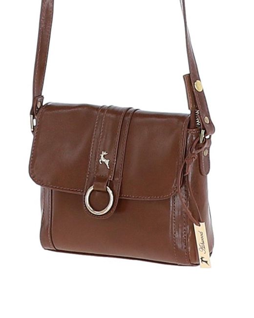 Ashwood Leather Brown Vegetable Tanned Leather Cross Body Bag