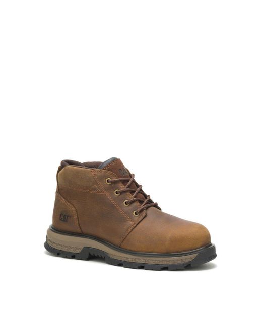 Caterpillar Brown 'exposition 4.5"' Boots Safety for men
