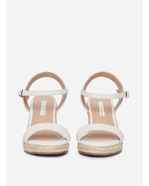 Dorothy Perkins Natural White Ray Ray Wedge Sandals