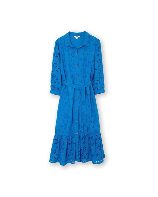 Kite Blue Morcombelake Broderie Dress