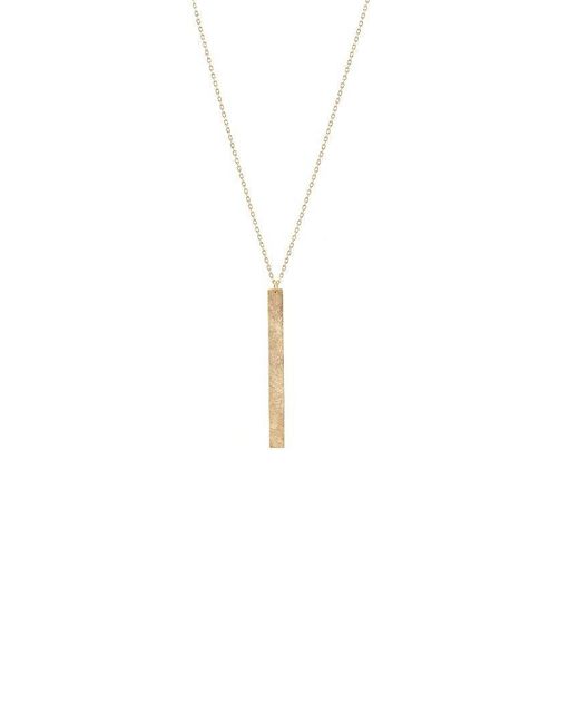 Joy by Corrine Smith Metallic 'mum' Engraved August Birthstone Necklace Gold Plated