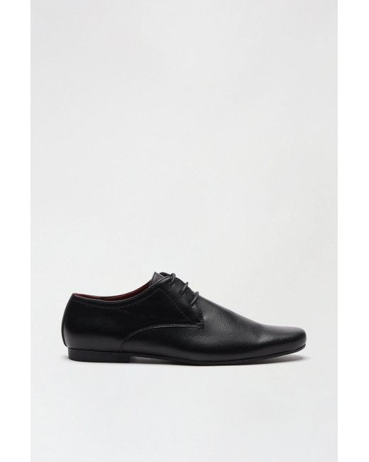 Burton Black Derby Shoes for men