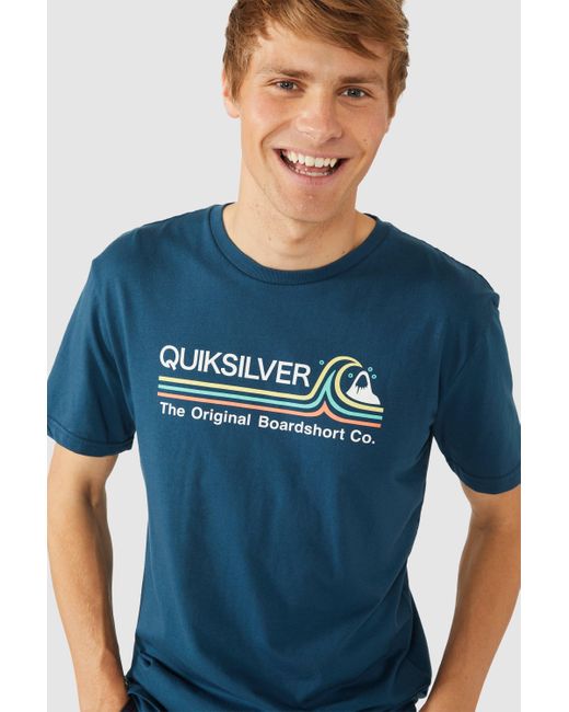 Quiksilver Blue Stone Cold Classic Tee for men