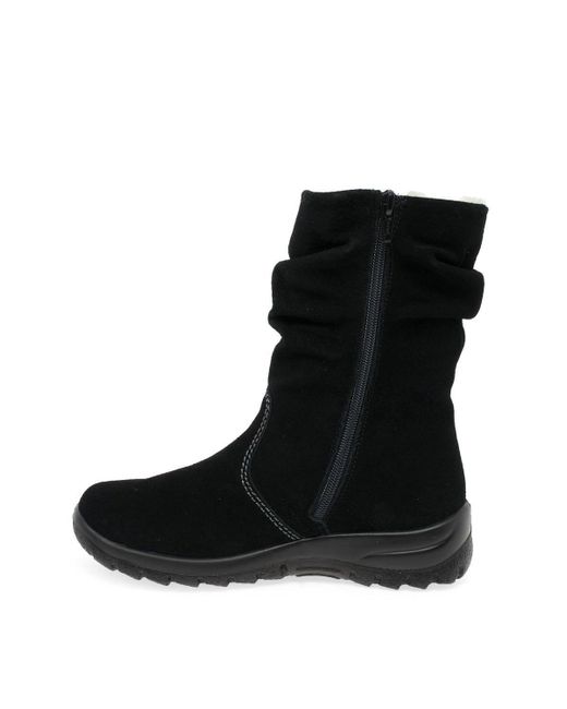 Rieker Black 'shelby' Warm Lined Boots