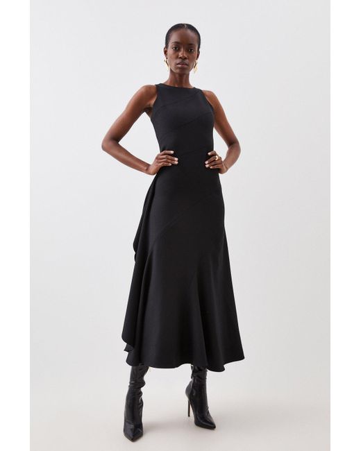 Karen millen asymmetric leopard lace dress sales