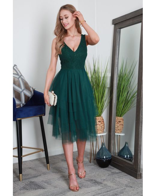 Debenhams green hotsell lace dress