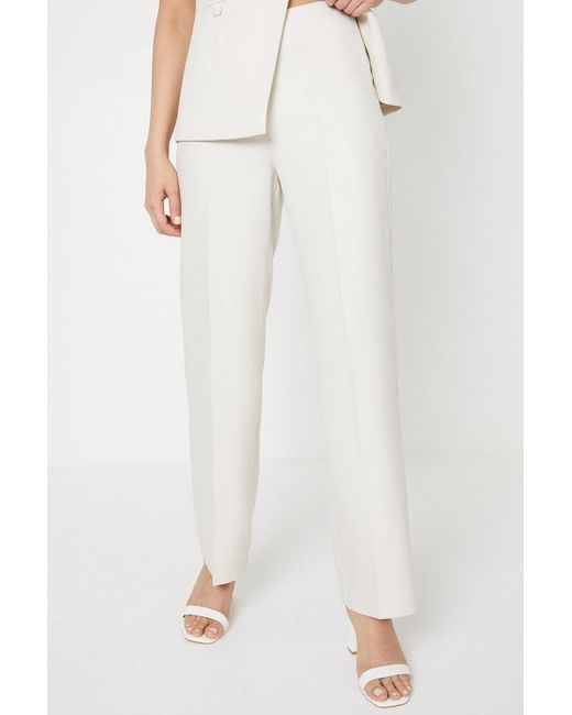 Dorothy Perkins Natural Boucle Trouser