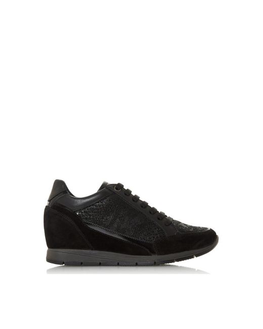 Dune Black 'explode' Leather Trainers