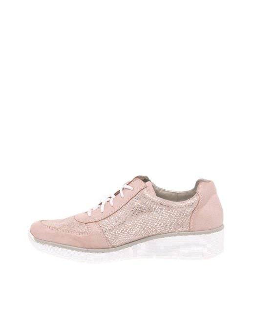Rieker Pink 'camilla' Casual Sports Shoes