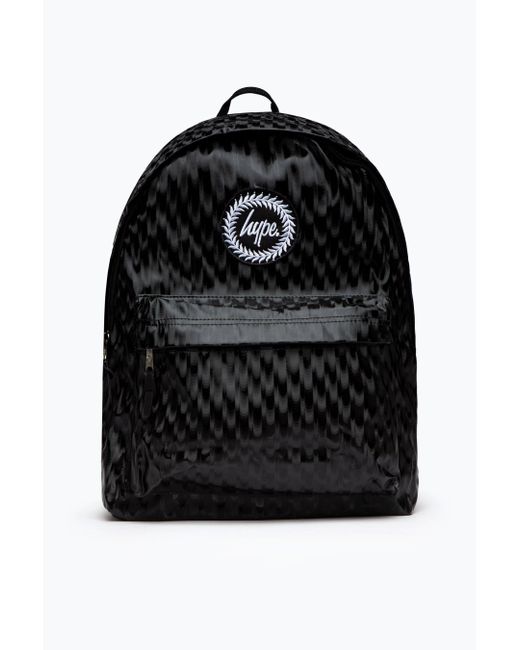 Hype Black Steel Crest Backpack
