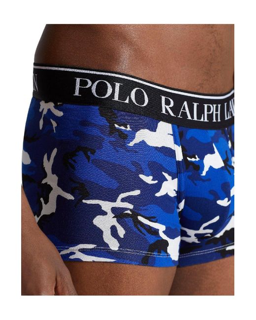 Polo Ralph Lauren Blue Single Print Trunk for men
