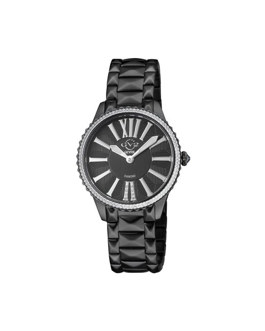 Gv2 Siena Black Dial 11724 Swiss Quartz Watch