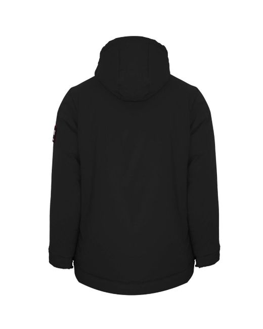 Philipp Plein Plein Sport Padded Small Circular Logo Branded Black Jacket for men