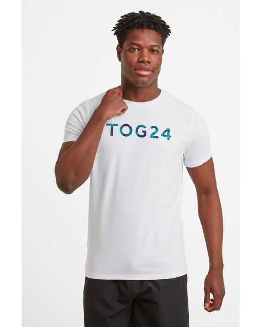 TOG24 White 'schofield' Tech T-shirt for men