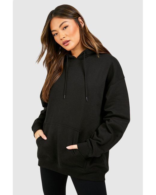 Boohoo Black Limited Edition Graphic Printed Oversized Hoodie