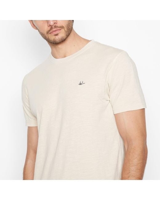 Mantaray White Cotton T-shirt for men