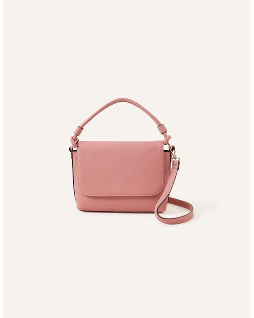 Accessorize Pink Double Strap Handheld Bag