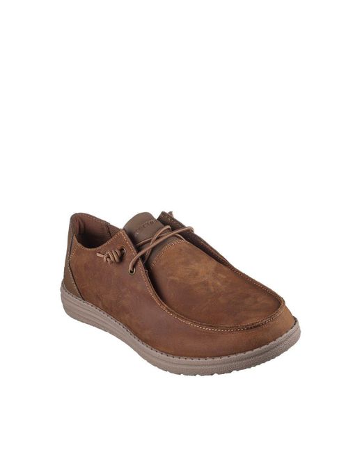 Skechers Relaxed Fit Brown 'melson Ramilo' Shoes for men
