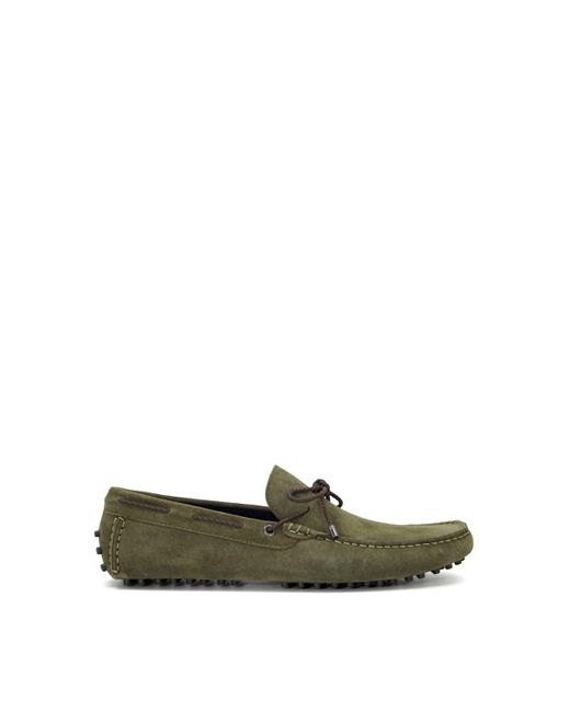Dune Green 'bound' Suede Slip-on Shoes for men