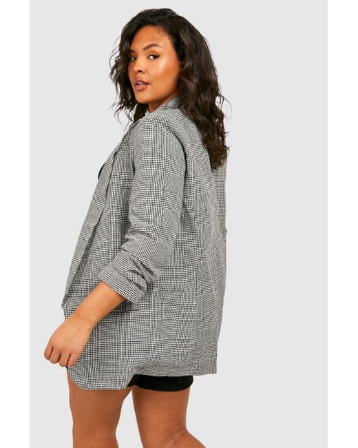 Dogtooth check shop blazer