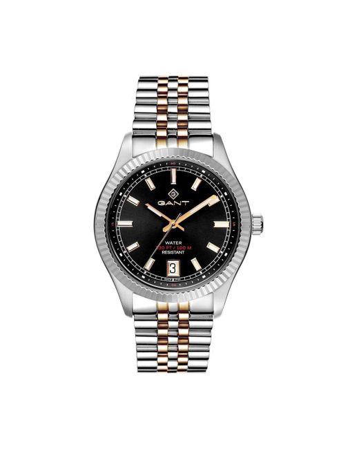 Gant White Sussex 44 Black-metal Bcg Watch Stainless Steel Watch - G166009 for men