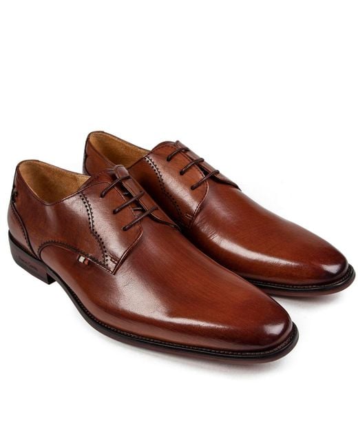Simon Carter Brown Basset Shoes for men