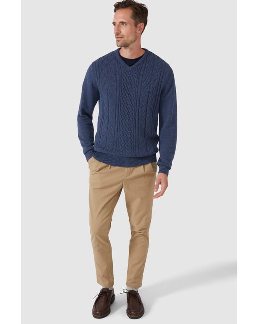 MAINE Blue Placement Cable for men