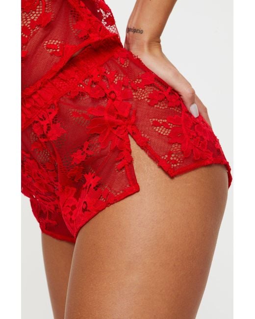 Ann Summers Red The Dark Hours Cami Set