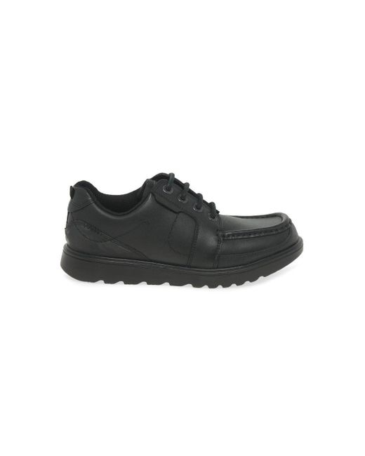 Start-rite Black 'cadet' Senior School Shoes for men