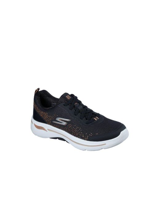 Skechers Blue 'go Walk Arch Fit Flying Stars' Trainers