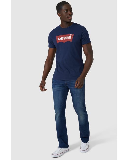 Levi's Blue Batwing Tee for men