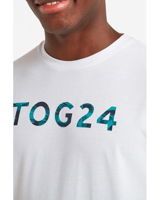 TOG24 White 'schofield' Tech T-shirt for men