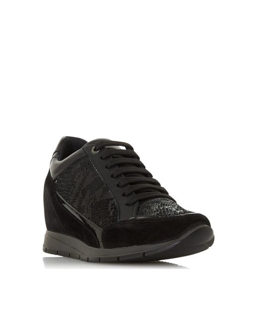 Dune Black 'explode' Leather Trainers