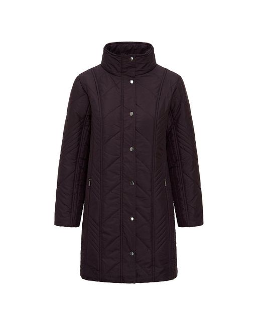 Tigi Purple Blackcurrant Long Line Coat