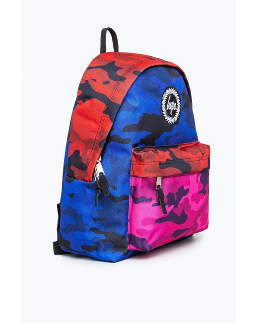 Hype Green Mismatch Camo Backpack