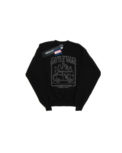 Marvel The Punisher Frank Castle s Battle Vans Sweatshirt in
