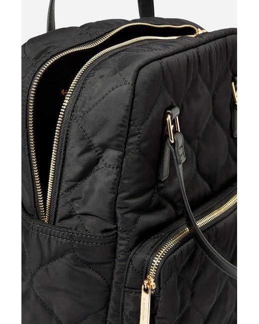 Accessorize Black 'emmie' Quilted Backpack