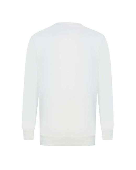 Class Roberto Cavalli Tiger Silhouette Logo White Sweatshirt for men