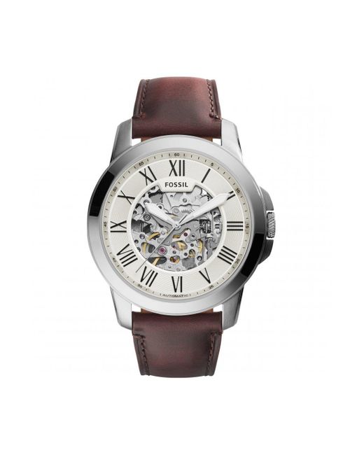 Fossil Multicolor Grant Automatic Stainless Steel Fashion Analogue Watch - Me3099 for men