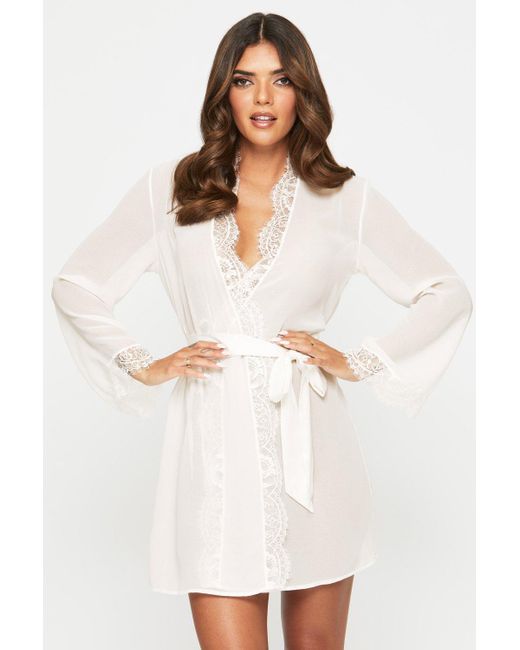 Ann Summers White The Intrigue Robe