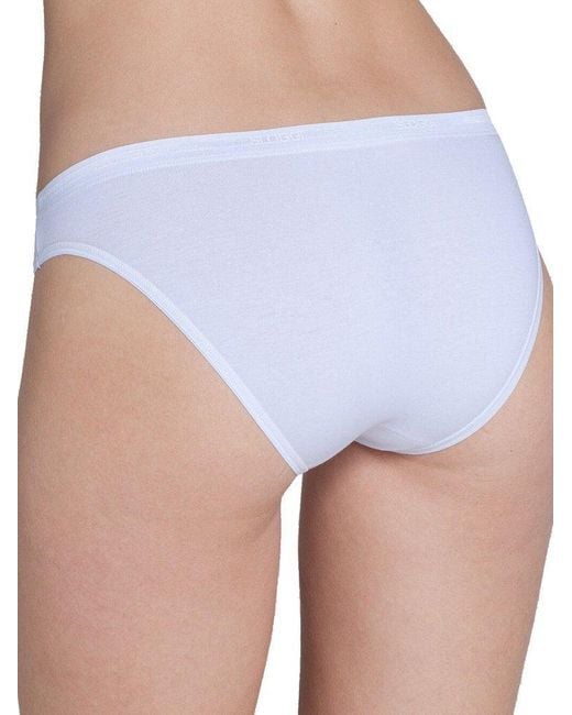 Sloggi Basic Mini Briefs in Blue Lyst UK