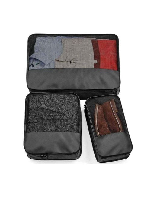 Bagbase Gray Escape Packing Cube Set (pack Of 3)