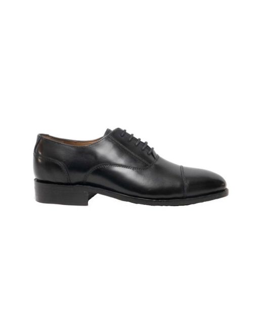 Amblers Black James Leather Soled Shoe Shoes for men