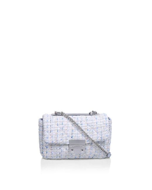 Carvela Kurt Geiger White 'brooklyn Mini' Fabric Bag