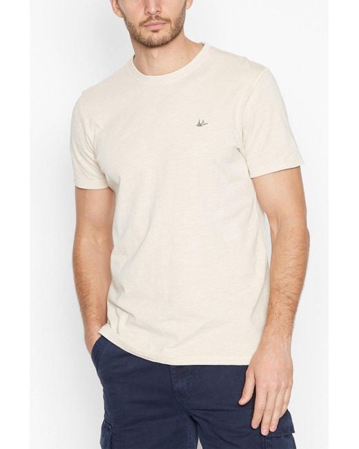 Mantaray White Cotton T-shirt for men
