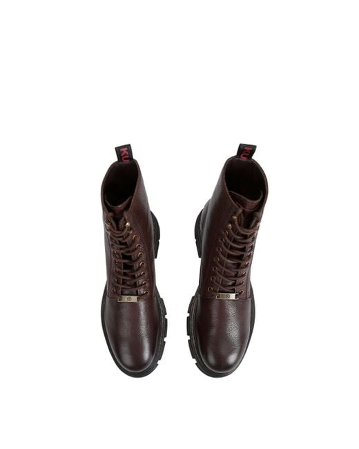 KG by Kurt Geiger Brown 'danger' Leather Boots for men