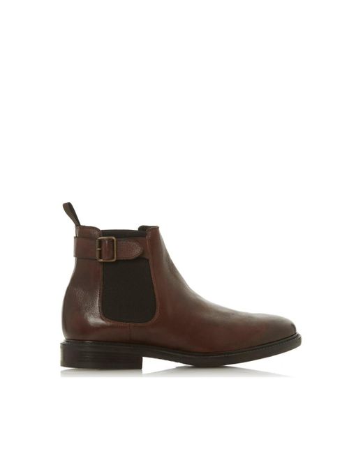 Bertie Brown 'camrod' Leather Chelsea Boots for men